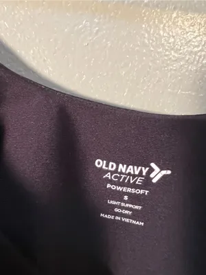 Old Navy Women’s Size Small Longline Sports Bra PowerSoft Light Support Go-Dry thumbnail 9