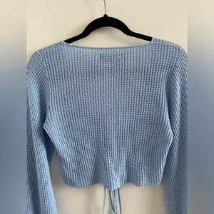 White Fox Blue Always Daydreaming Long Sleeve Crop Size Large thumbnail 8