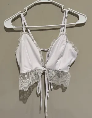 White Crop Top thumbnail 1