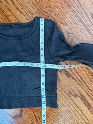 Lululemon long sleeve ribbed top thumbnail 2