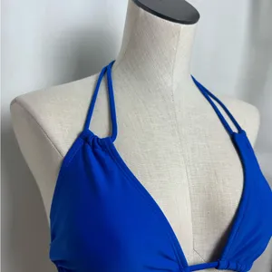 No boundaries Blue Halter Bikini Top large NWOT thumbnail 2
