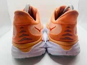 Hoka One One Clifton 8 Womens Size 9.5B Running Shoes Sneakers Cantaloupe Orange thumbnail 7