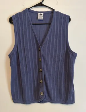 Columbia Knit Sweater Button Up Best‎ Small Blue Activewear Normcore Everyday thumbnail 1
