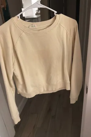Easy standard sweat shirt Tan Size XS thumbnail 1