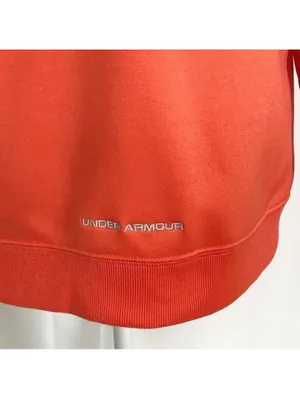 Under Armour Orange Full Zip Hoodie Athletic Sweatshirt‎ Jacket thumbnail 8