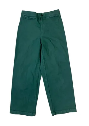 Madewell Emmett Wide Leg Crop Green High Rise Pants Casual Utility 28 thumbnail 1