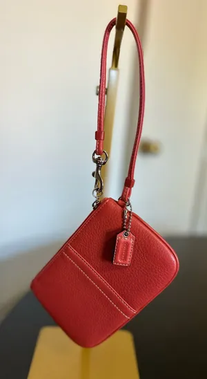 Coach y2k pebbled leather wristlet thumbnail 1