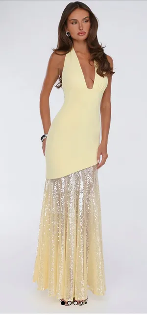 Yellow Hello Molly Dress thumbnail 2