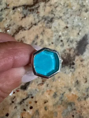 Kendra Scott Turquoise hexagon ring thumbnail 4