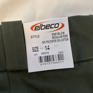 Elbeco Tek3 Womens Size 14 Regular Rise Uniform Cargo Pants Olive Green E9619LCN thumbnail 2