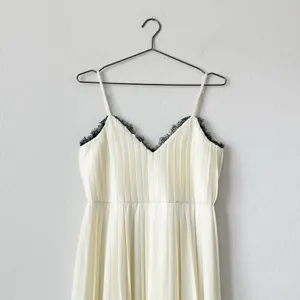 ASOS Cami Pleated Maxi Dress with Lace Trim Size 4 thumbnail 6