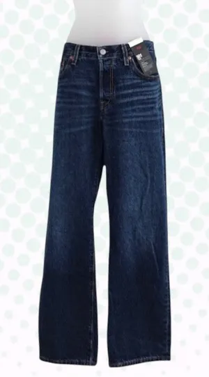NWT Levi's Dark Wash 501 '90s Mid Rise Straight Leg Jeans Size 27 thumbnail 1