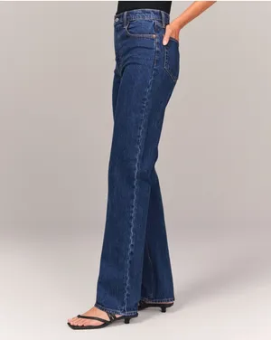 Abercrombie Ultra High Rise 90s Straight Jean thumbnail 2