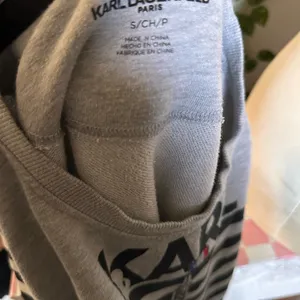 Karl Lagerfeld Gray and Black Eiffel Tower Sweater thumbnail 5