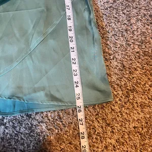 Cider‎ Strapless Mini Dress Party Cocktail Tie Front Green M thumbnail 4
