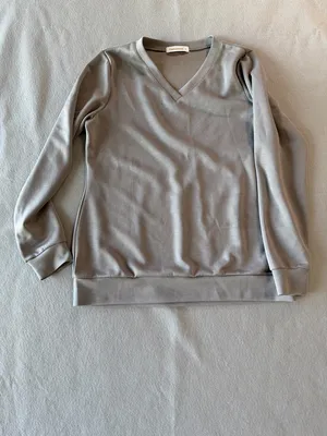Women's Two Piece Grey Jogger Set Size Medium #260866 Gray thumbnail 10