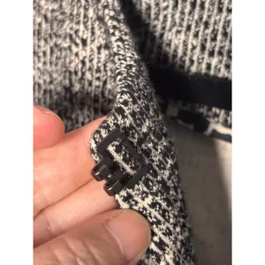 Cabi The Times Cardigan Jacket Blazer S Black White Textured Tiered‎ Academia thumbnail 6