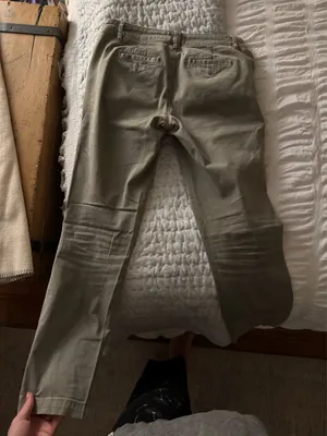 Green Anthropologie pants thumbnail 3