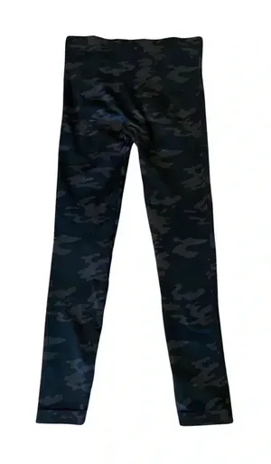 Spanx Look at Me Now Seamless Leggings‎ Black Camo High Rise Womens Medium M thumbnail 1