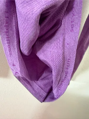 Lululemon Swiftly Tech Long Sleeve Crew Heathered Moonlit Magenta Top thumbnail 4