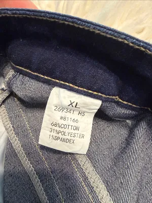 FLAMINGALS Dark Blue Wide-Leg Women's Jeans size XL brand new inseam 30” thumbnail 9