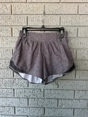 Lululemon Hotty Hot Short II *Long 4" Heather Lux Multi Black Size 4 thumbnail 3