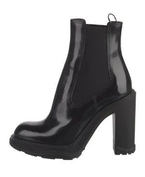 Alexander McQueen Thread Slick Chelsea Boot Black  Size 36 M thumbnail 1