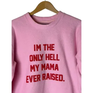 Daydream Nation Sweatshirt Women Small Pink NWT Graphic Print Lounge Athleisure thumbnail 4