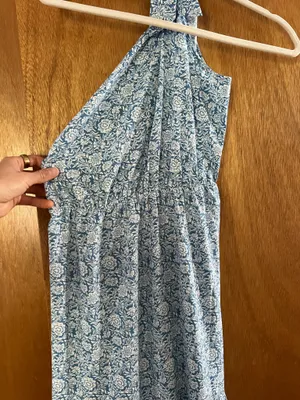SHEIN European floral one shoulder maxi dress thumbnail 6