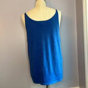 Disney castle Alpha Gamma Delta blue tank top Size Medium thumbnail 4