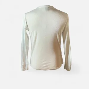 REI Co-op Womens White Long Sleeve Base Layer Top Crew Neck Size‎ M thumbnail 2