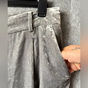 Loft Women Size 2 Valour Wide‎ Leg Business Casual Gray Trousers thumbnail 5