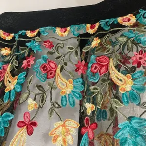Women Floral Embroidered Mesh Long Jacket Cardigan Casual Coats Beach One Size thumbnail 10