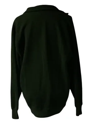 Nautica Men's Forest Green 1/4 Zip Fleece Sweatshirt Pullover - Size Large thumbnail 2