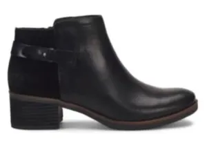 Loris‎ by Kork-Ease Sonya Black Leather Ankle Boot thumbnail 1