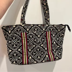 Vera Bradley Barcelona Shoulder Tote Bag Zip Top Retired thumbnail 4