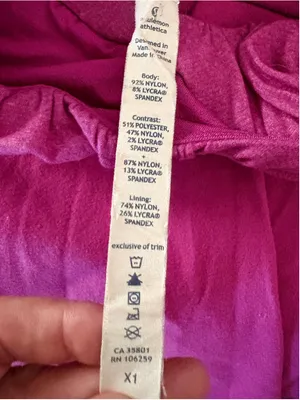 Lululemon Pure Balance Tank, Size 4, Flash/Heathered Flash (Purple) thumbnail 4