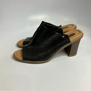 Dr. Scholl’s Promise True Comfort heeled mules faux leather black size 9‎ thumbnail 2
