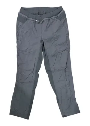 Lululemon Studio Dance Crop / Street to Studio Pant Size 6 • Gray Pinstripe thumbnail 1