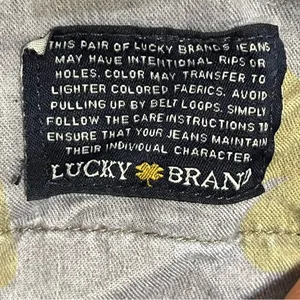 Lucky Brand Lola Boot Women's 2/26 LONG Ankle Dark Wash Blue Denim Bootcut Jeans thumbnail 11
