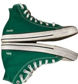 Converse 2023 Chuck Taylor All Star High 'Midnight Clover' By You Custom Made 152620C 'Baby Daddy USM 8 USW10 thumbnail 1
