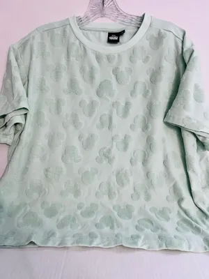 Disney Mint Green Mickey Mouse T-Shirt thumbnail 1