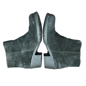B.o.c Booties Womens Size 7 Black Suede Fringe Ankle Zip Block‎ Heel Casual thumbnail 5