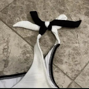 CUPSHE One Piece Swimsuit Color Block One Shoulder Bowknot Bathing Suit … thumbnail 10