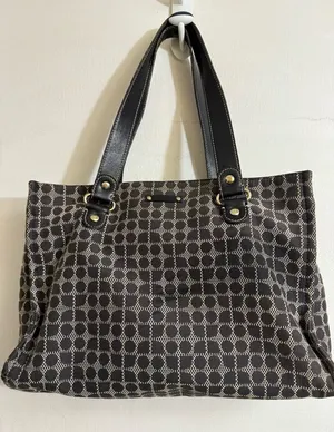 Kate Spade Stylish‎ Black and Cream Large Tote Bag thumbnail 1