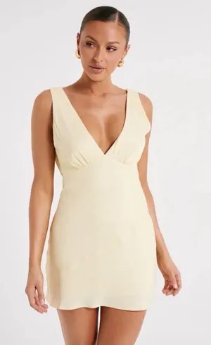 Meshki Yellow Mini Dress thumbnail 1