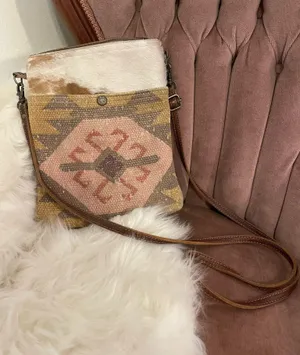 Myra Bags Purse Crossbody Cowhide thumbnail 1