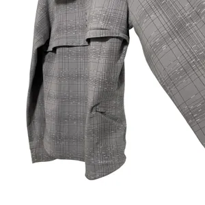 Nike Dri-FIT Women's Hoodie Pullover Gray Plaid Athletic‎ Top Activewear Medium thumbnail 10