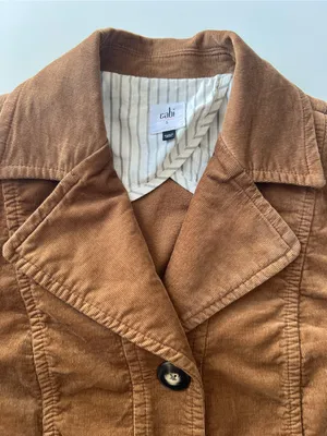 CAbi Journey Jacket #3554 Brown Corduroy Blazer S Fall Cotton Lyocell thumbnail 7