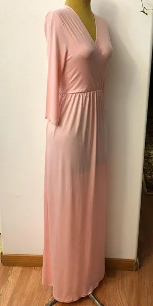 New # Wrapped Ruched Maternity Dress thumbnail 6